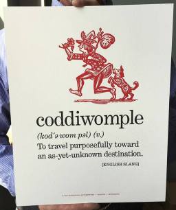 Coddiwomple