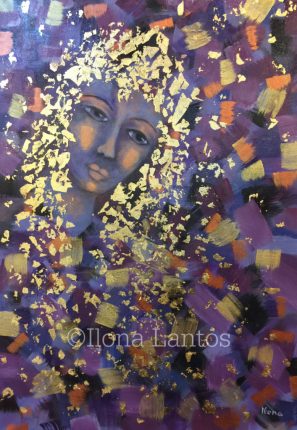 "Listening is Golden" by Ilona Lantos Gold is one of the highest vibrations available to us, a source of much healing. Image used in accordance with Fair Use Principles.